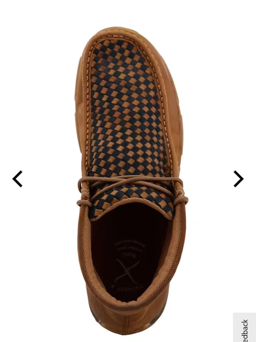 Twisted X Men's Driving Moccasin in Brown and Black
